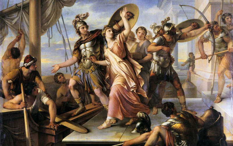 Изображение троянской войны