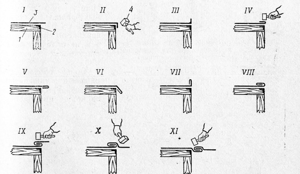    Питтсбургский фальц (шов) – способ производства воздуховодов прямоугольного сечения, в особенности прямых участков и фасонных деталей, по-другому называемый “Американкой”.-12