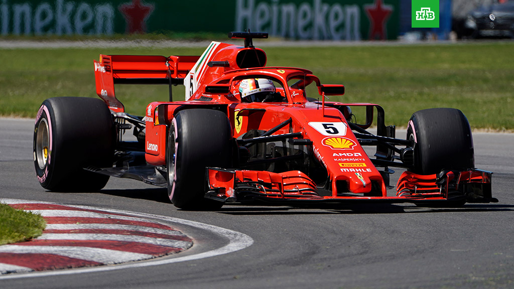 На автомобилях формулы 1.