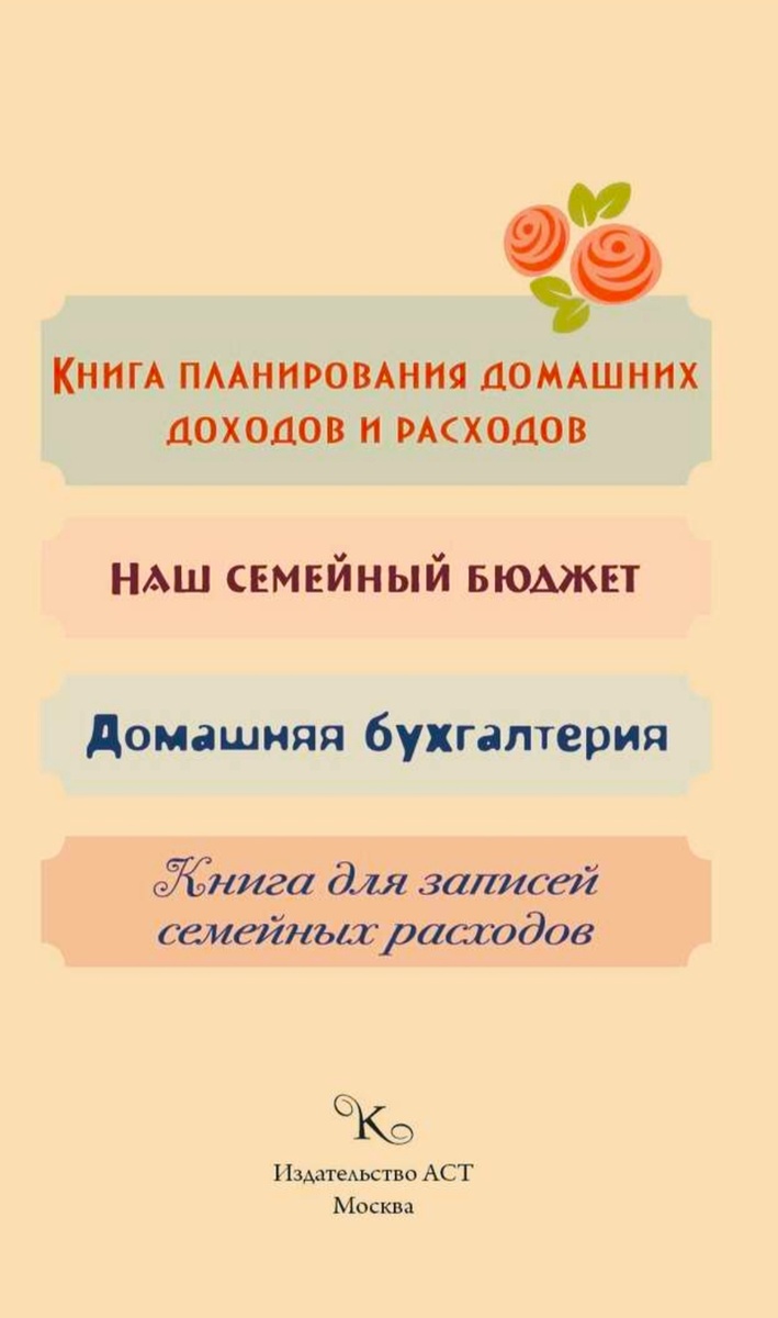 Пример готовой книги для ведения бюджета. 