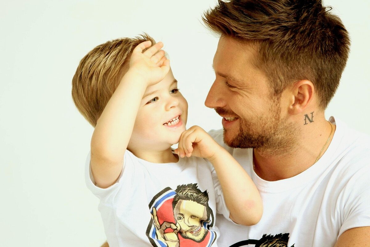 Сергей Лазарев с сыном Никитой