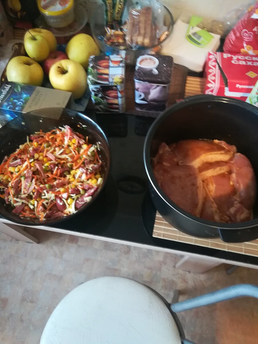 Вот чего я сегодня готовил... Скоро будем есть😁😋