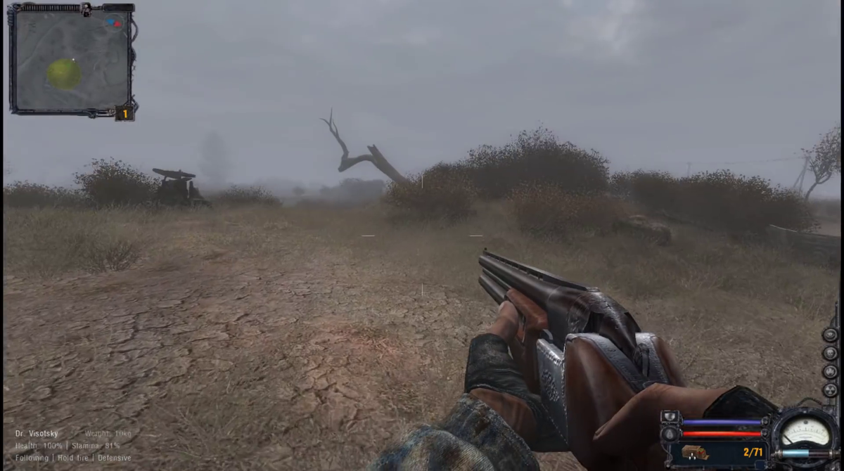 Фрагмент из игры "Stalker Чистое Небо"