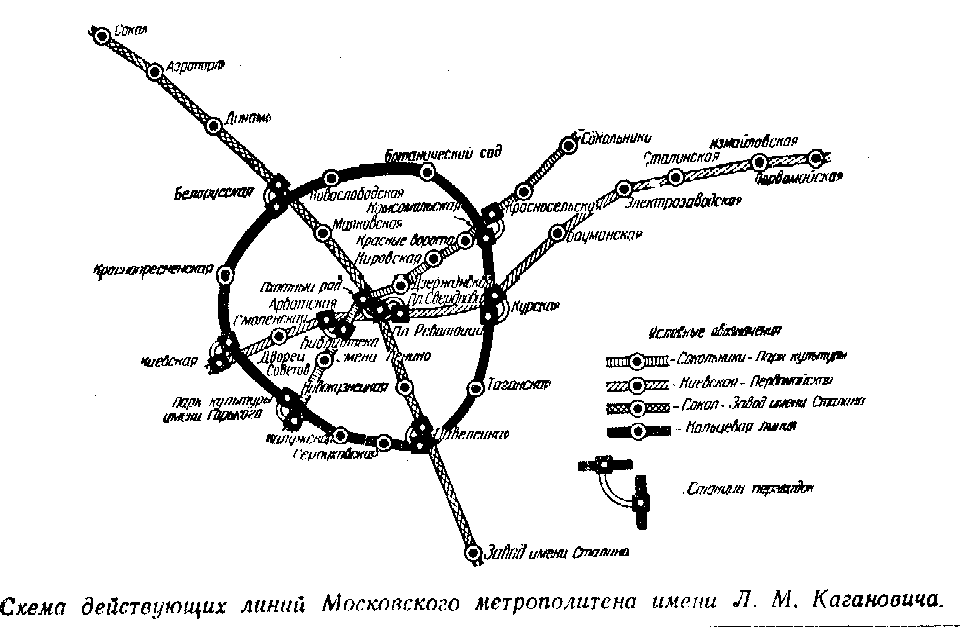 Кольцо замкнулось ещё в 1954г, но здесь уже 1955 год