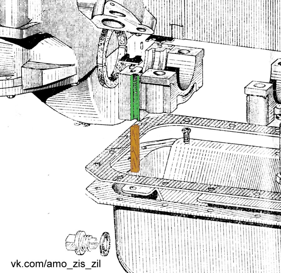 Деревянная деталь в двигателе зил 130 фото