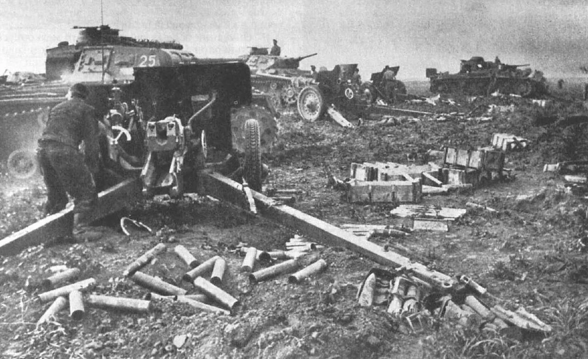 Фотография сделанная очевидцем в годы ВОВ.