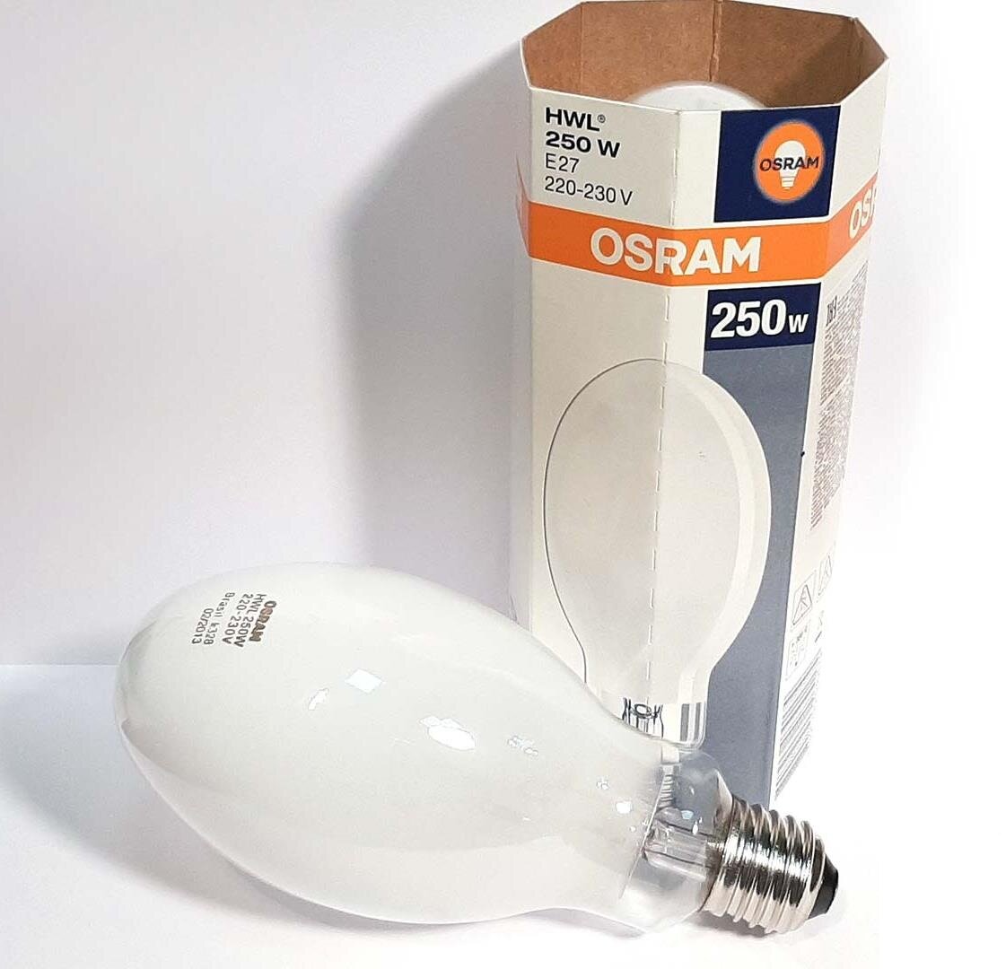 Дуговая ртутно-вольфрамовая лампа. Изображение из Интернета.