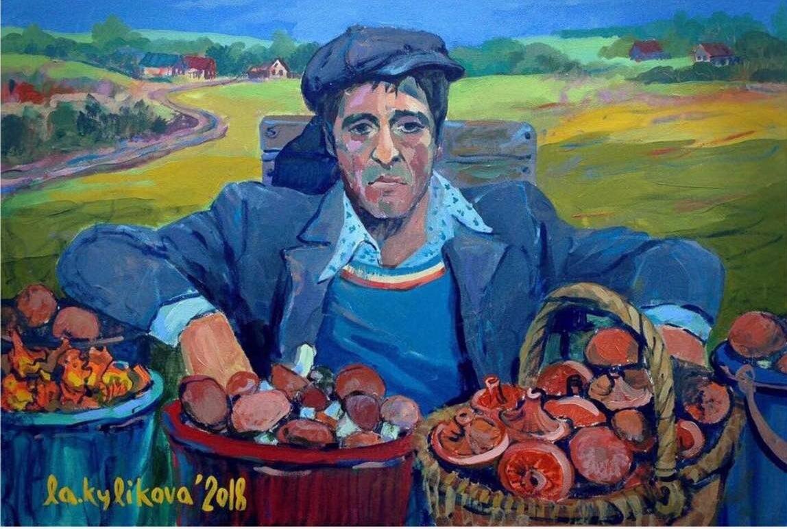 Арт Ларисы Куликовой. 2018 г. Источник вдохновения - см дальше