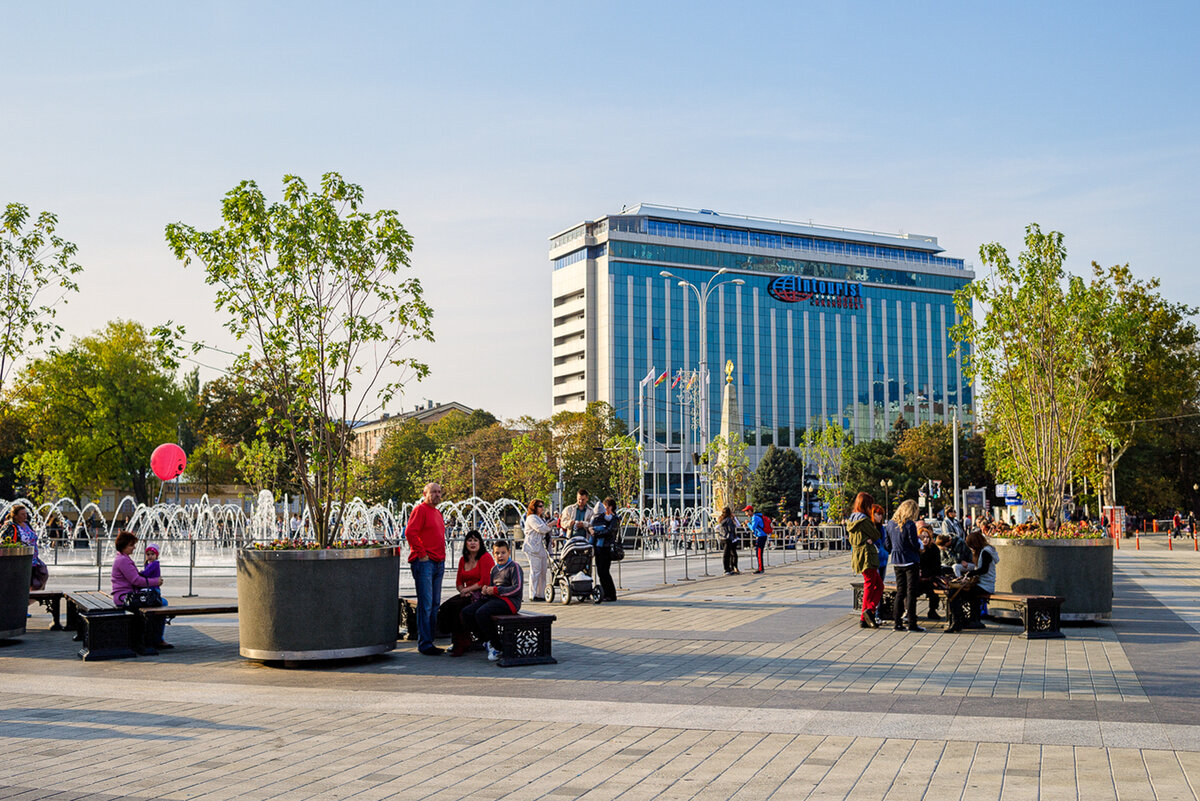 Центр города Краснодар.