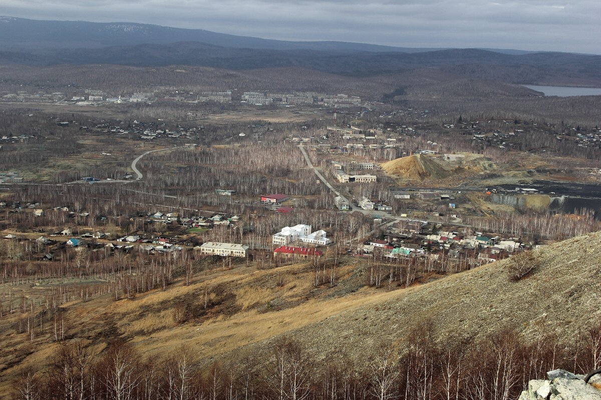 Карабаш. Вид с лысой горы