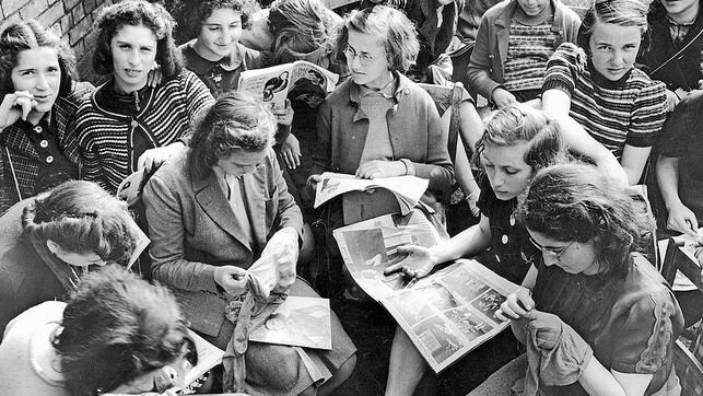 Эти бельгийские и голландские беженцев нашли убежище в Англии в 1940 г. Фото: NZZ 