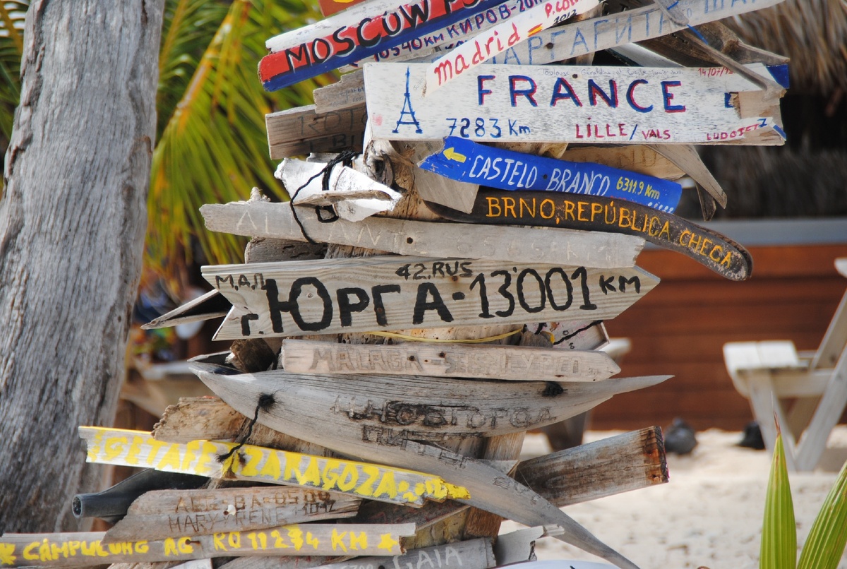 Местная приколюха от туристов. 