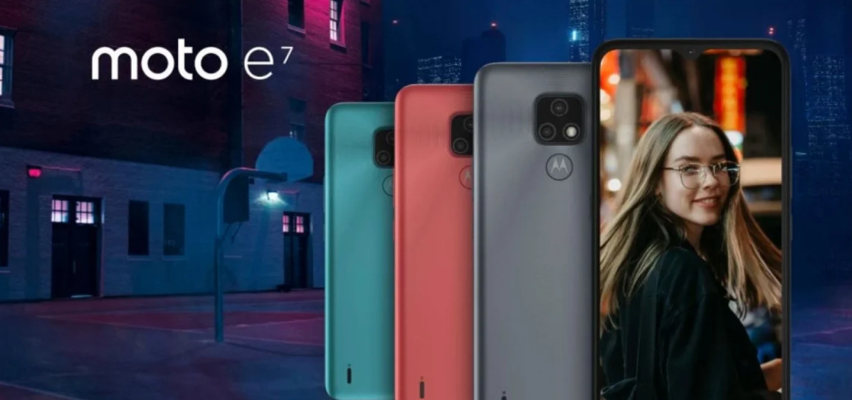 фото из рекламы Motorola Moto E7