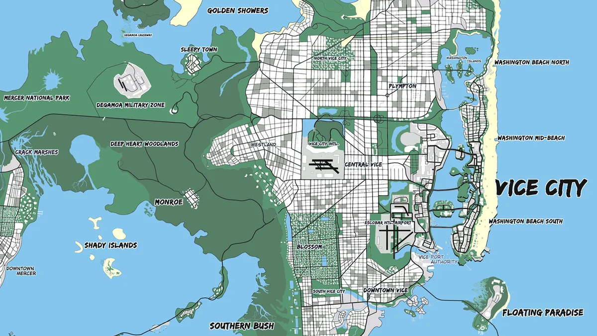 Grand Theft auto 6 карта. GTA 6 Map. Карта ГТА 6. ГТА 6 карта города. Покажи карту в гта
