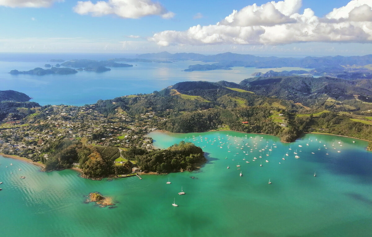 Залив Островов с высоты птичьего полета 