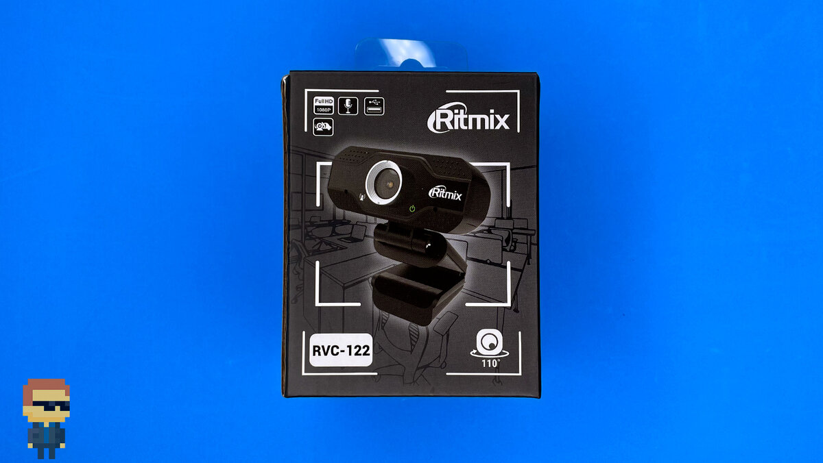 Упаковка веб-камеры Ritmix RVC-122