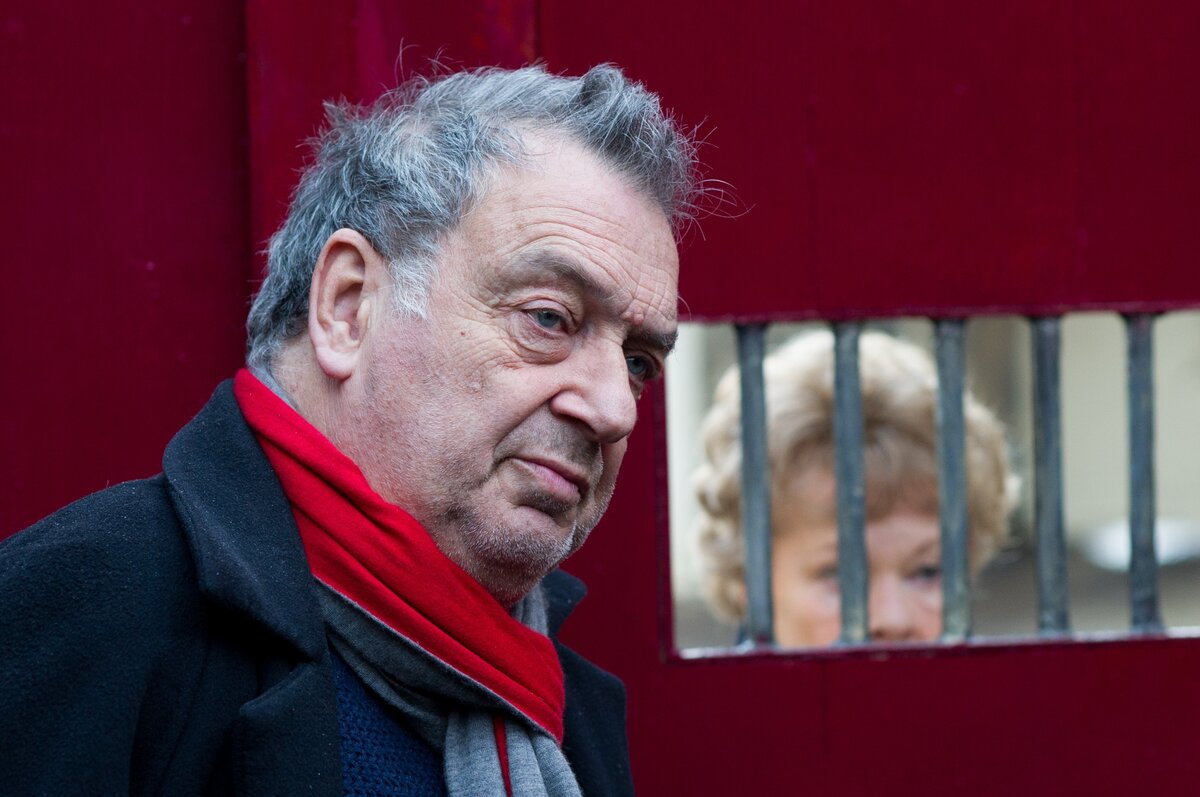 Стивен Фрирз на съемках фильма "Филомена", 2013 г. @ BBC Films, BFI, Pathé Pictures