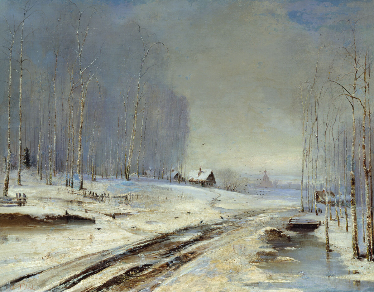 Алексей Саврасов — «Распутица», 1894 год