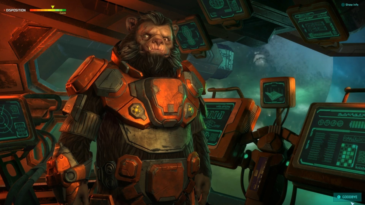 Представитель расы Булрати из игры Master of Orion 3