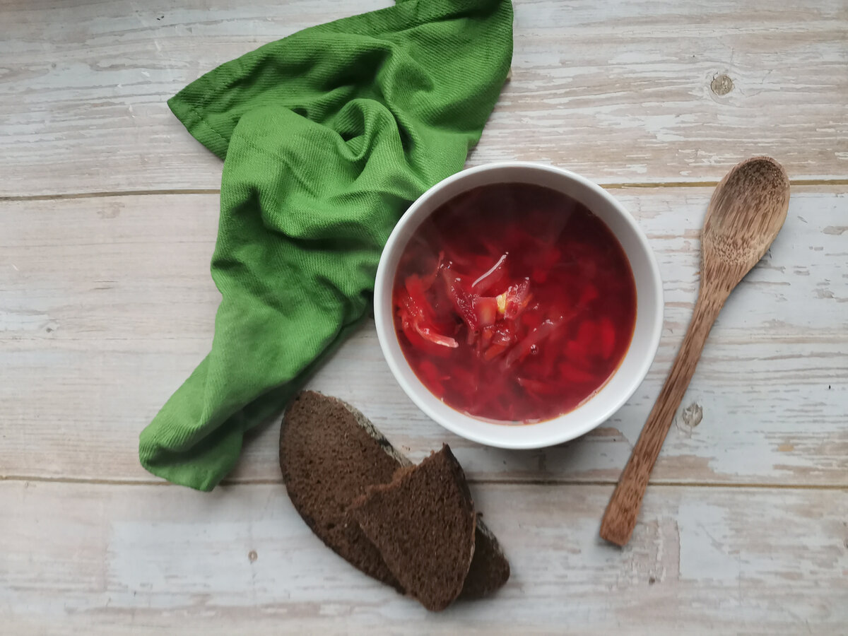 Борщ с кукурузой