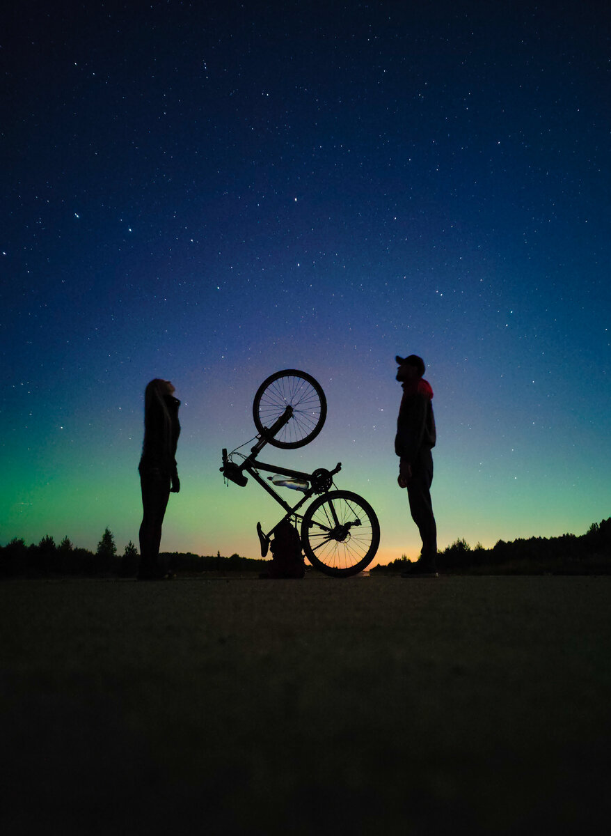 Северное сияние летом