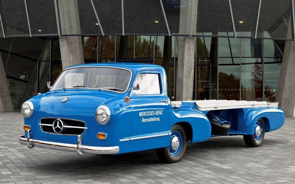 mercedes benz renntransporter