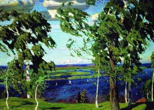 Рылов. Зелёный шум. 1904. Холст, масло.