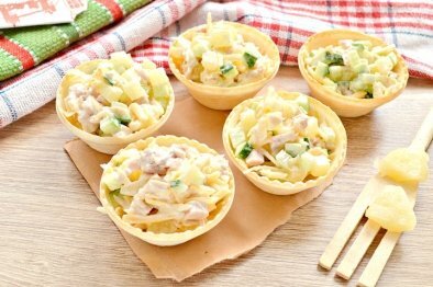 Вкусные салаты рецепты