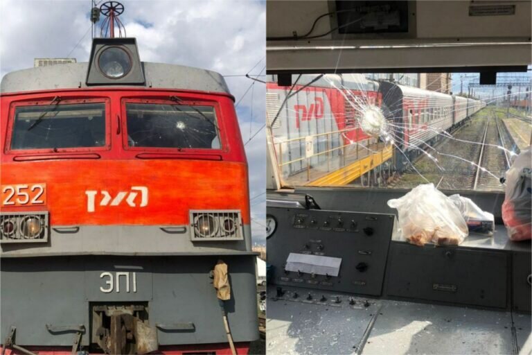    В поселке Нижнесакмарский два пятиклассника разбили лобовое стекло пассажирского поезда Марина Шарт