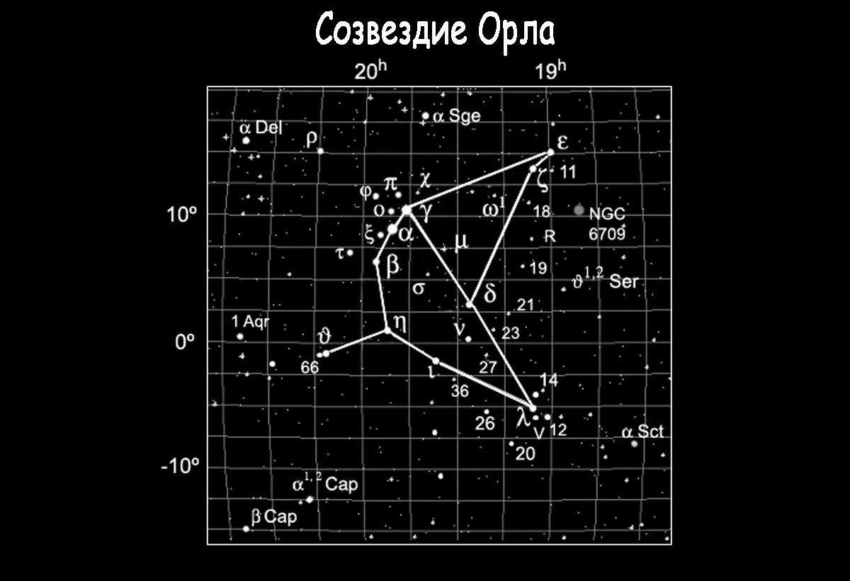 Яркая звезда в созвездии орла 7