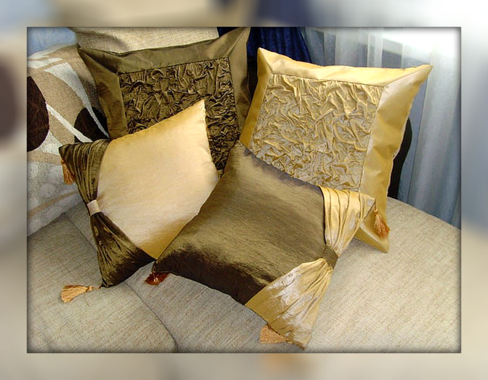 Шьем украшение для спальни: декоративная наволочка на подушку с молнией