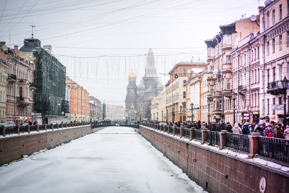 Улицы санкт петербурга зимой