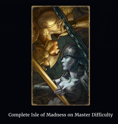 Рубашка карт за выполнение сложного сюжета Острова Безумия 