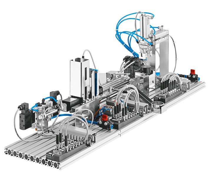 Изучение модуля. Мехатронная станция Festo. Станция ФЭСТО мехатроника. Фесто мехатроника конвейер. Станции мехатроники Festo.