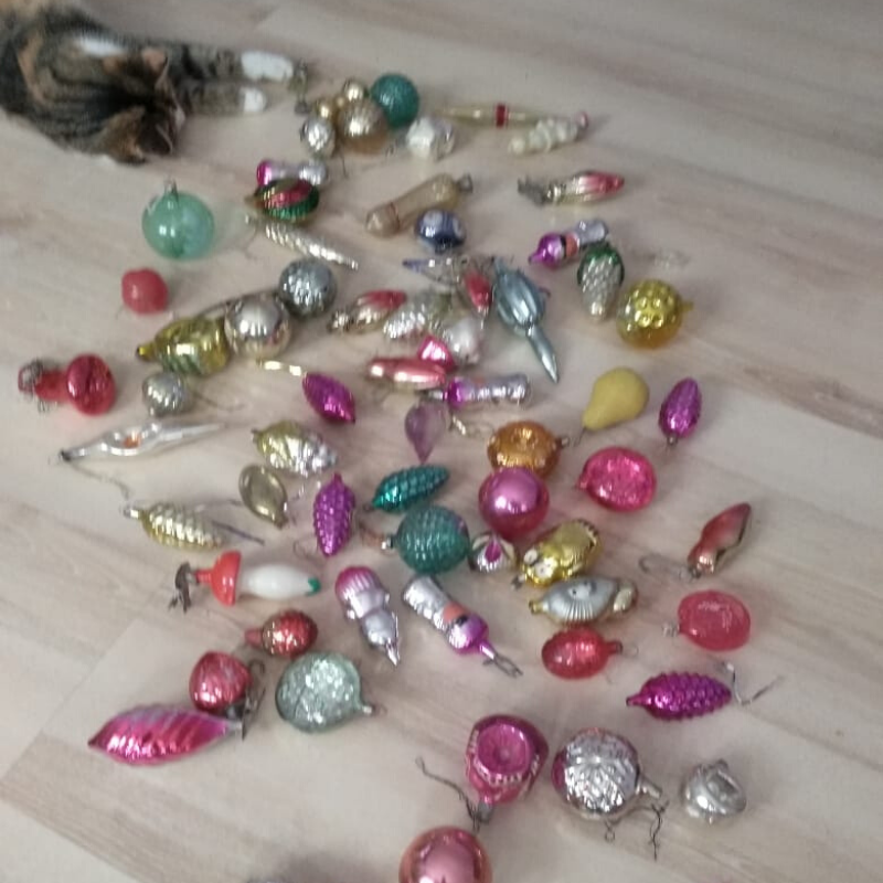 Елочные игрушки СССР