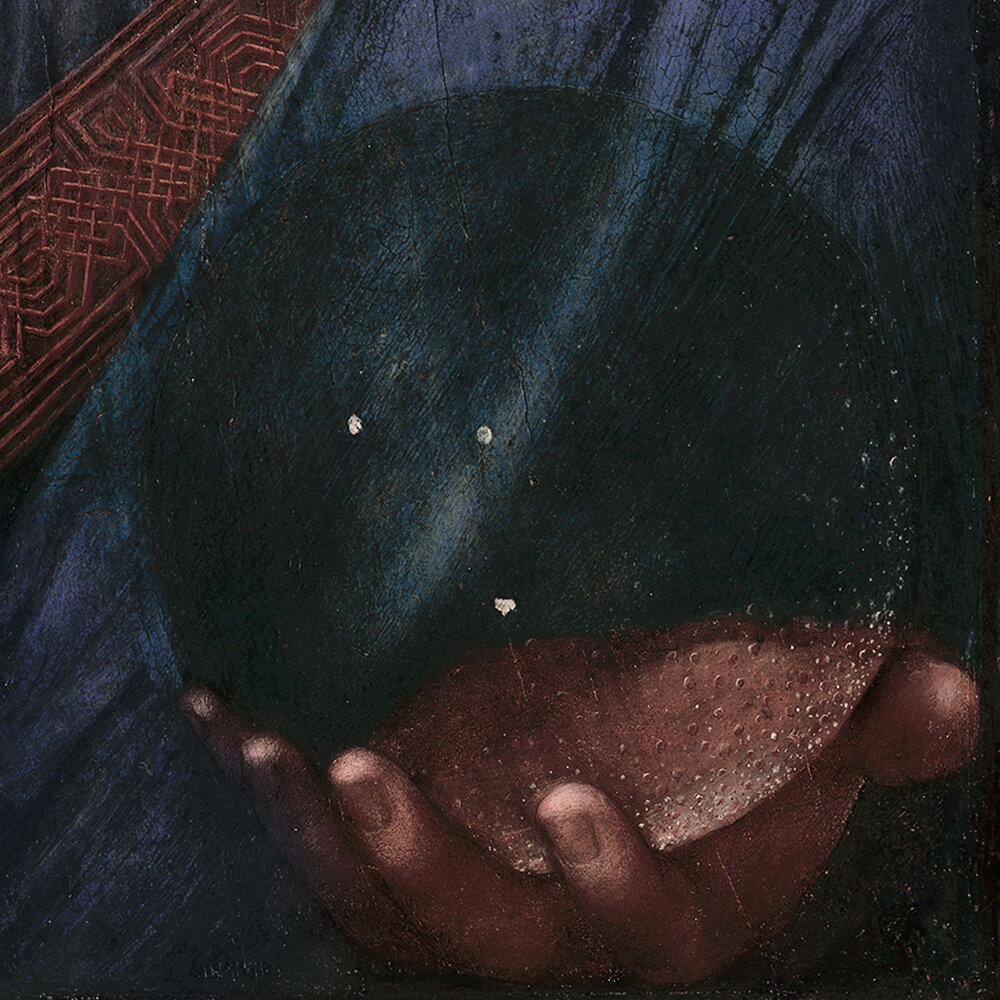 Шар почти не искажает пространство позади себя