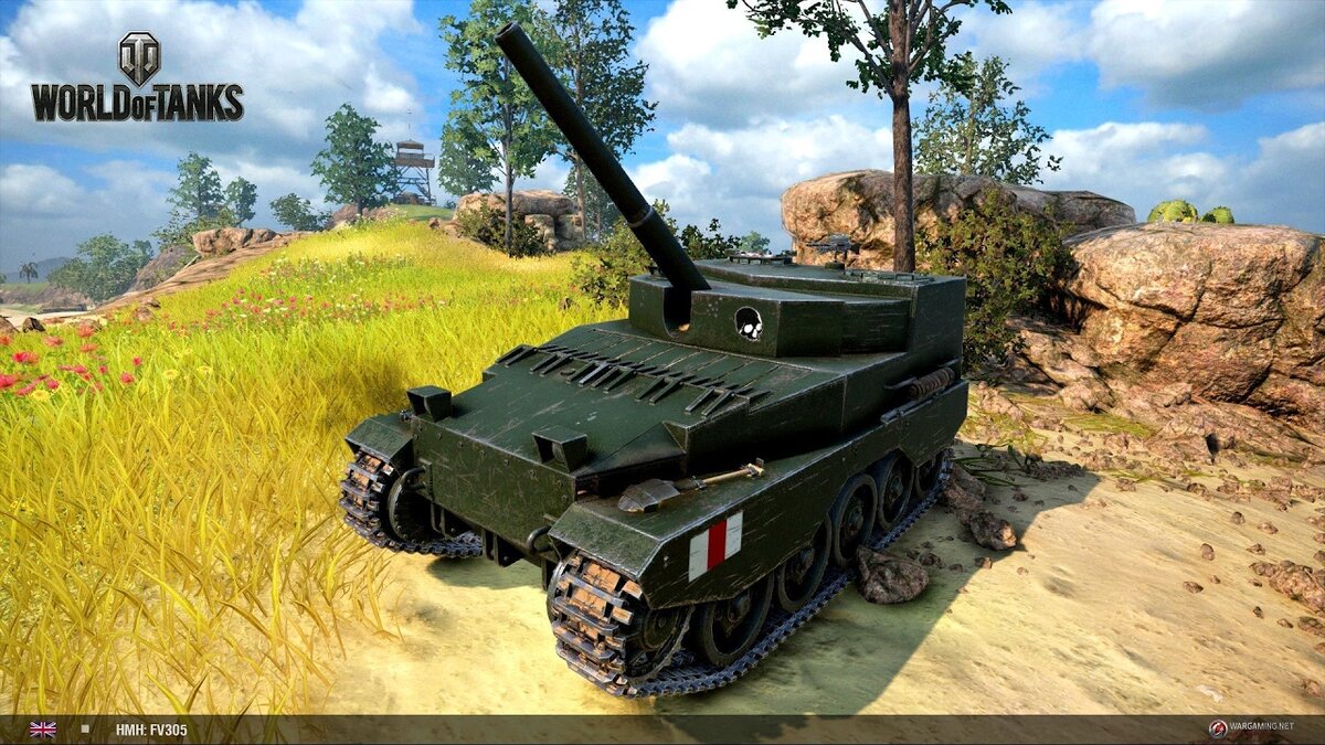 Британская премиальная арта представляет собой модификацию всем известной FV304. Различия заключается лишь в том, что размером 305 больше прокачиваемой 304. Также различие и в орудие, дальность стрельбы подогнана к эквивалентам 8го уровня, урон составляет 700 единиц. Подвижность осталась на таком же высоком уровне. Менять позиции можно будет с легкостью.