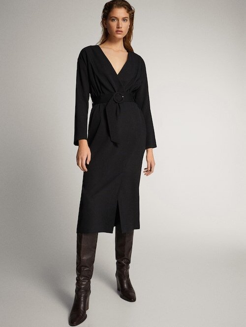 Massimo Dutti платье -кимоно 7 490р