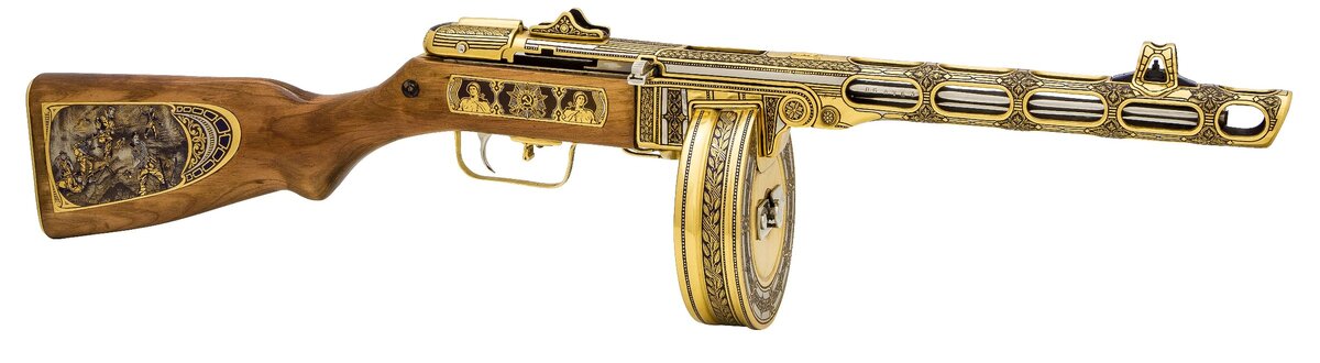 ППШ украшенный, автор Н.Белов