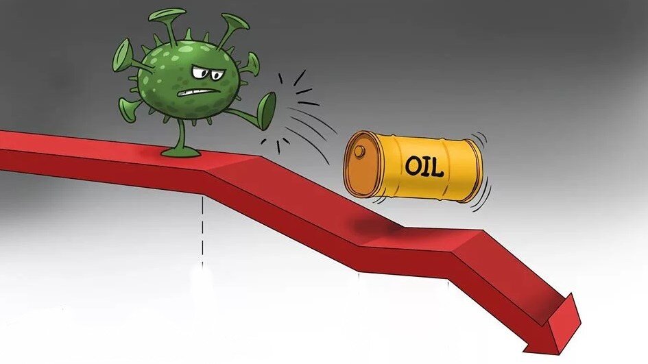 Нефть падает вниз