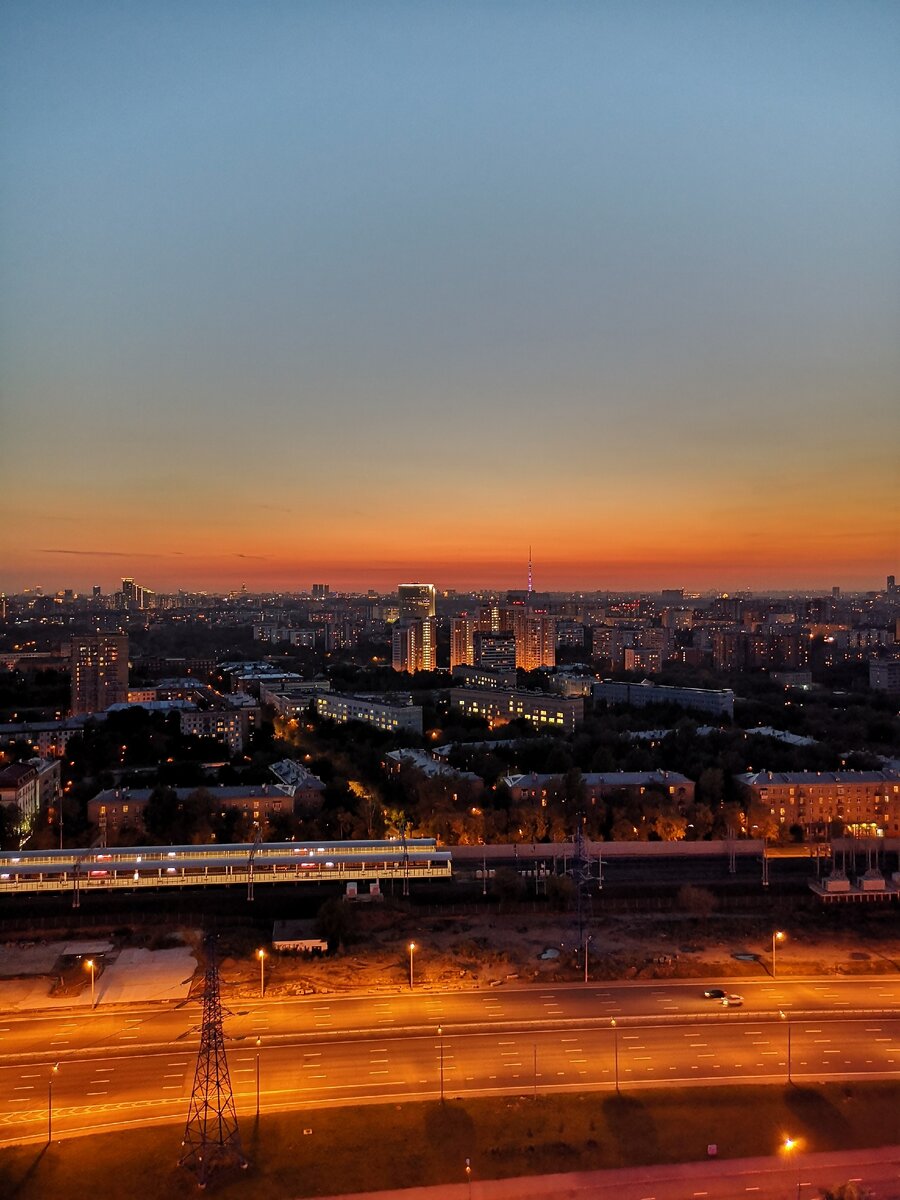 Фото мое. Ночная Москва. 