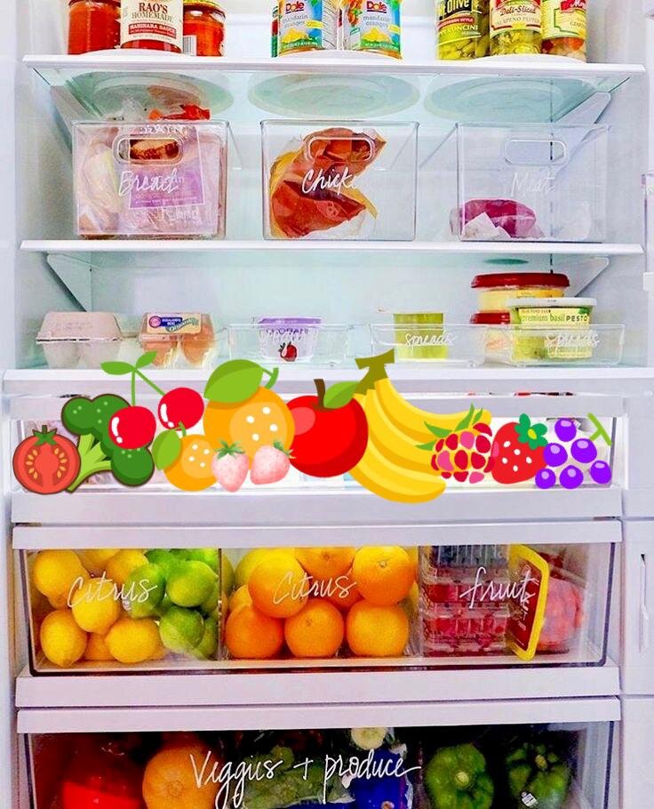 Это так приятно открывать холодильник, в котором порядок, чистота, и всё на своих местах. 