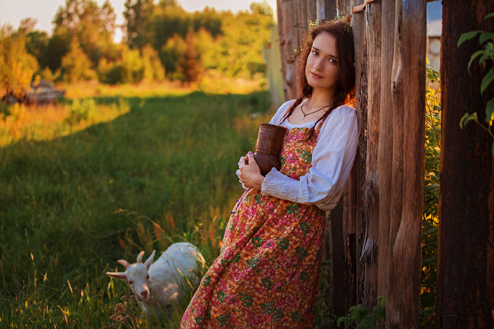 Аленушка. Фотосессия в стиле Аленушка. Фотосъемка в стиле Аленушки. Образ Аленушки.