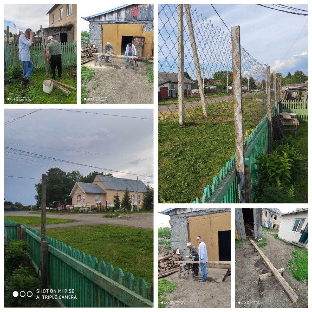 Вот примерно такой получился вольер, тесть потом еще тыльную часть сеткой покрыл