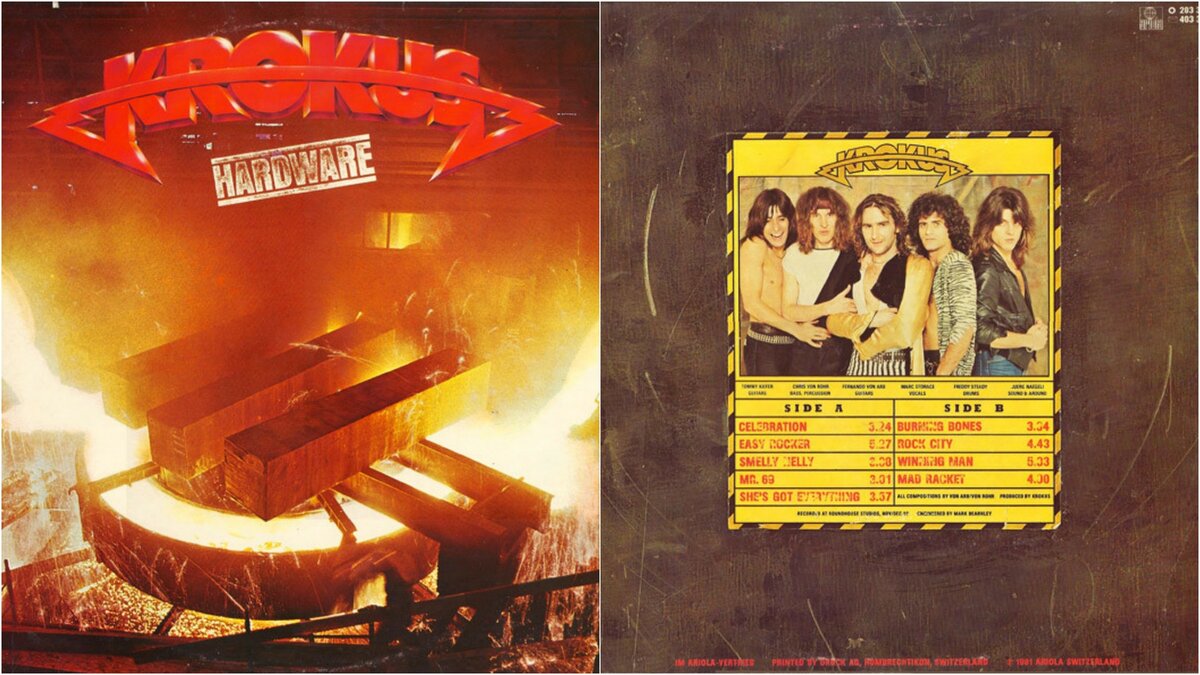 Слушать альбомы группы. Krokus группа обложка. Krokus Hardware 1981. Krokus Round 13 1999. Krokus Heart Attack 1988.