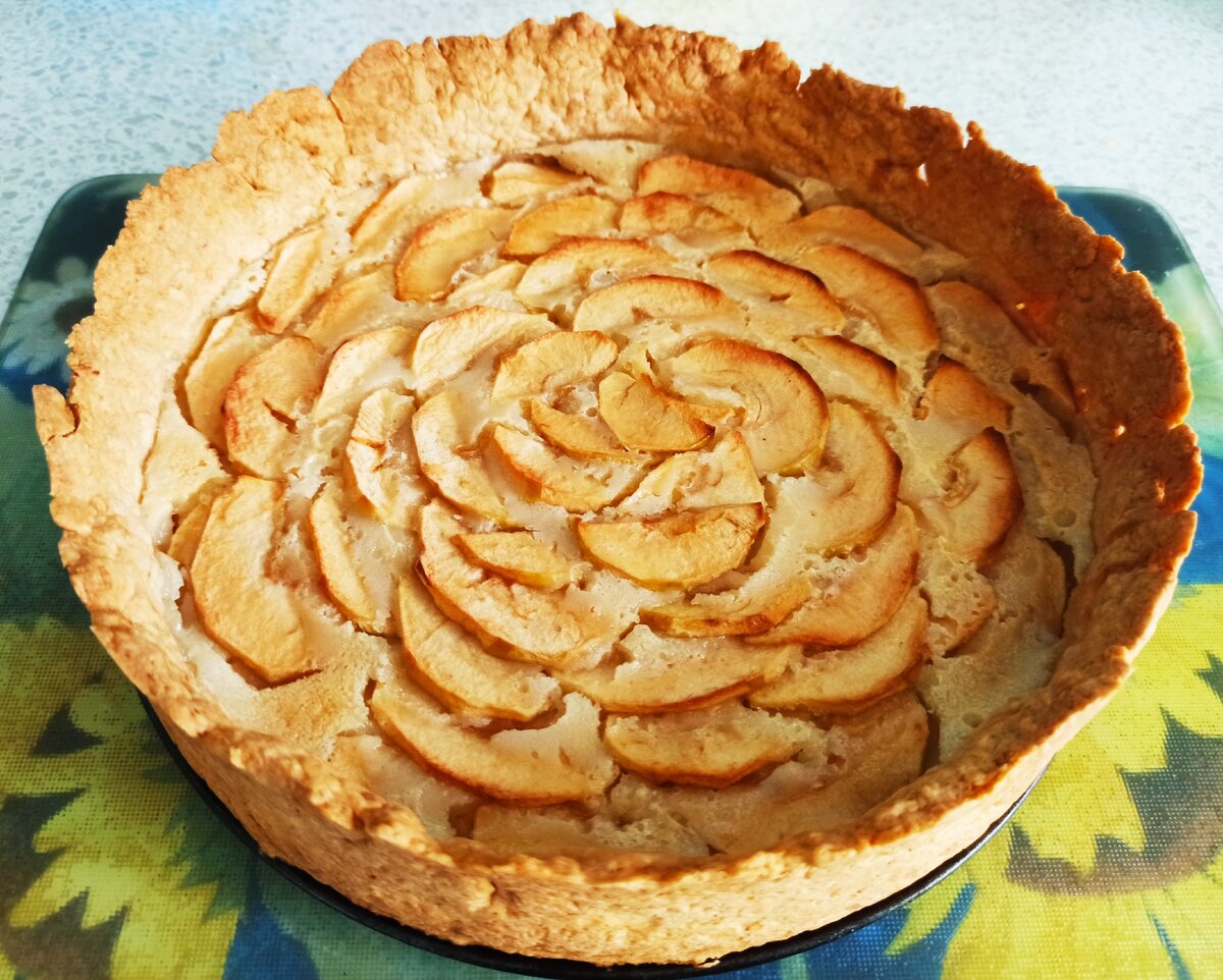 Пирог с яблоками цветаевский рецепт с фото