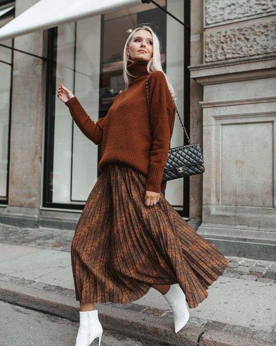 Объемный свитер 