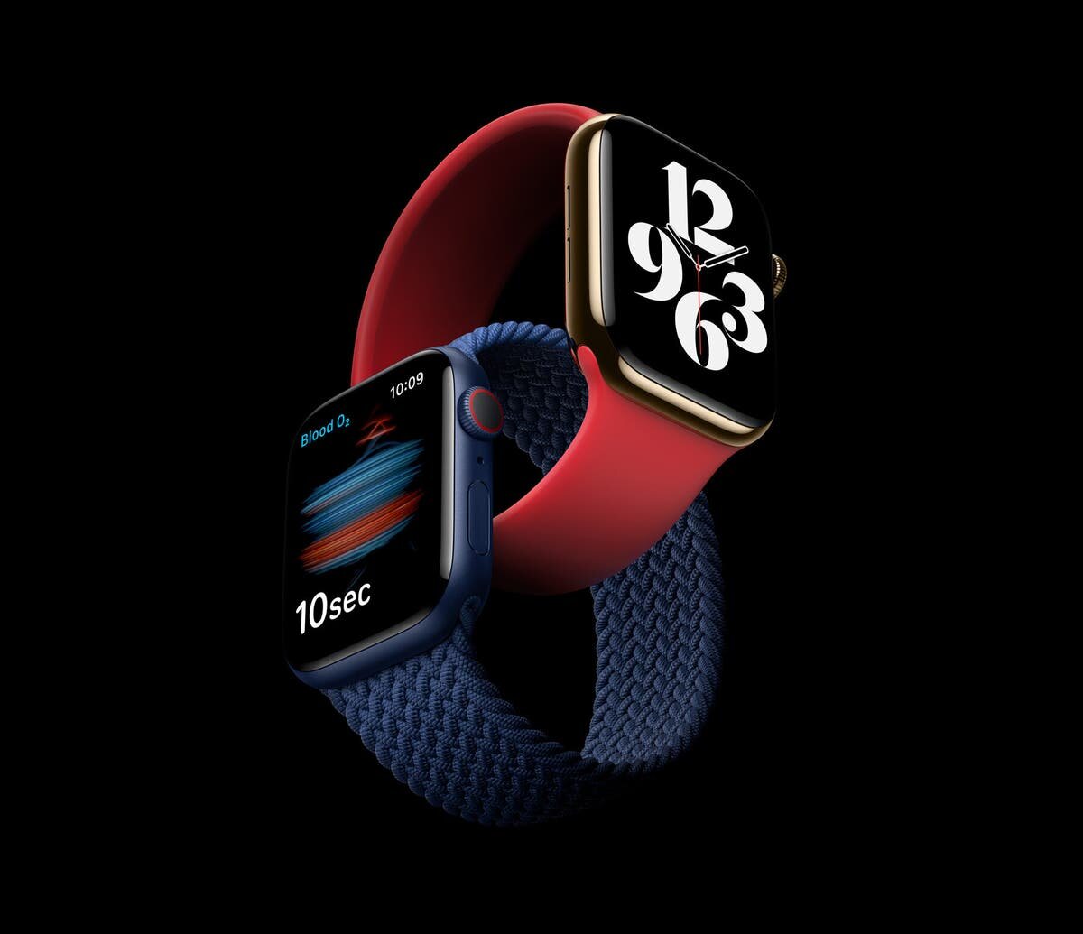 Apple Watch Series 6 оснащены датчиком кислорода в крови и приложением.