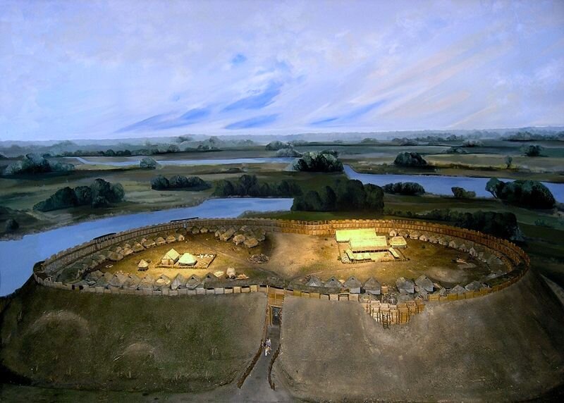 Реконструкция Старигардской крепости, колыбели русской государственности  в историческом музее города Ольденбург.