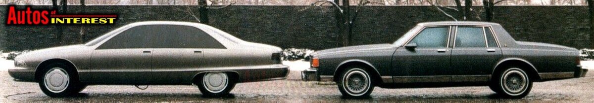Макет Caprice '91+ и предшественник — Caprice 1977-1990
